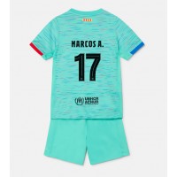 Barcelona Marcos Alonso #17 3rd trikot Kinder 2023-24 Kurzarm (+ Kurze Hosen)